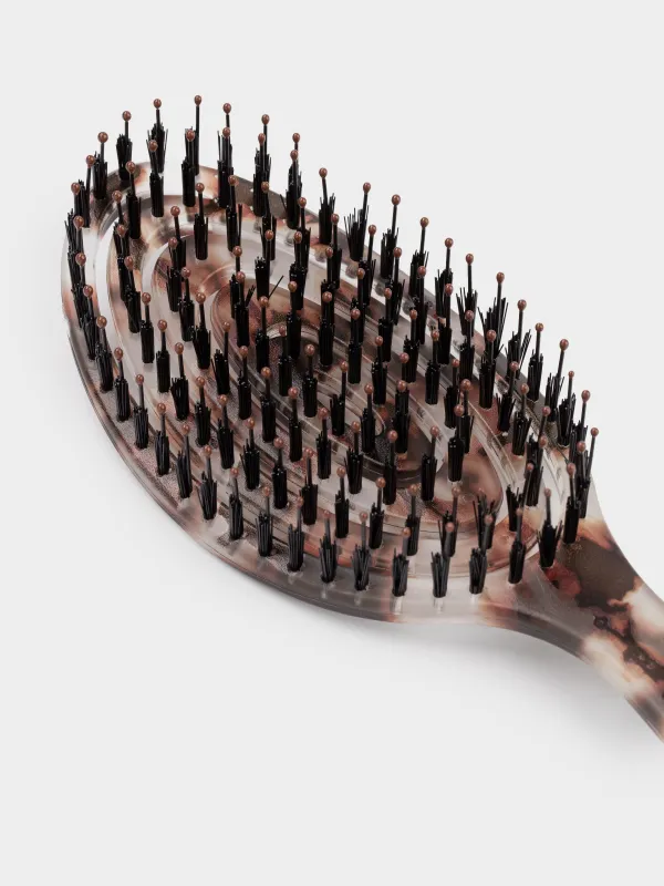 Расческа массажная для волос, Zipo leopard, image-2