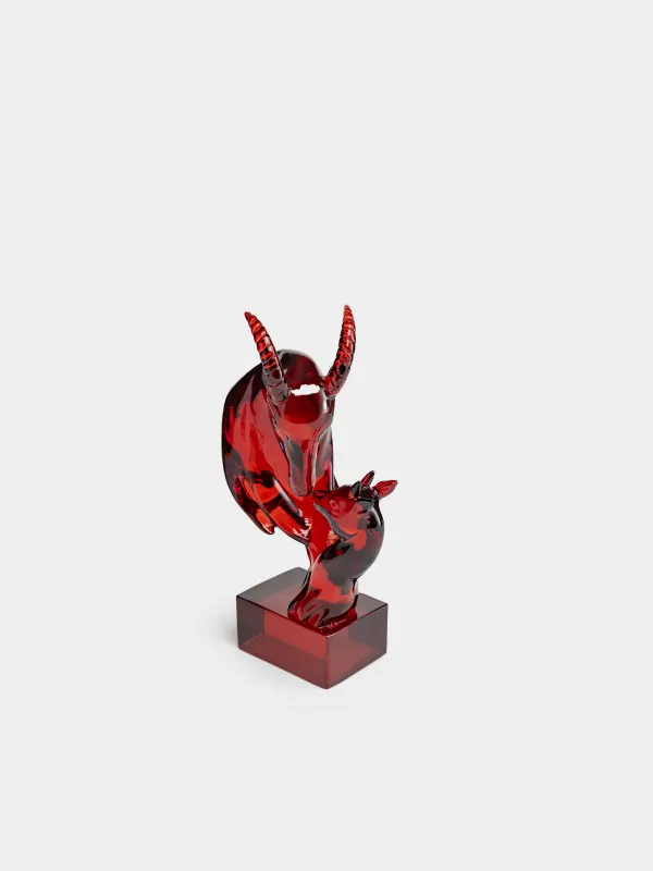Статуэтка, 16 см, Голова козла, Goat color, image-1