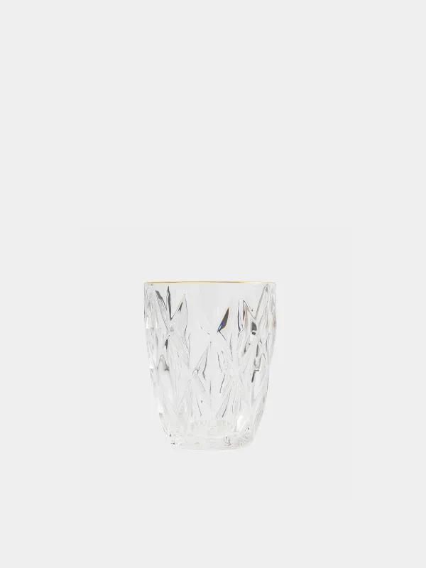 Стакан, 270 мл, 6 шт, с золотистым кантом, Rhomb gold, image-1