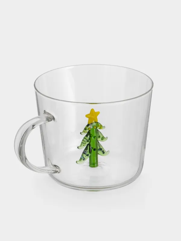Кружка, 480 мл, Елка со звездой, Shape, image-2