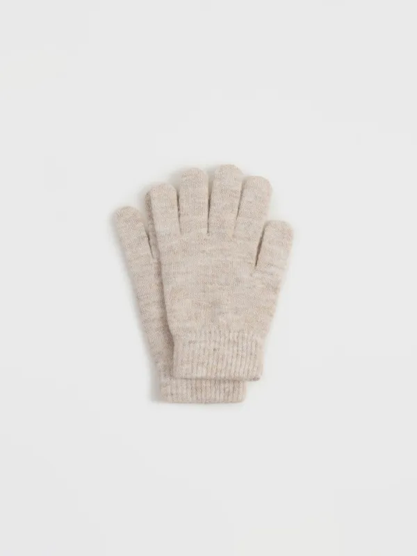Перчатки женские, единый размер, акрил/полиэстер, песочные, Loop, image-2