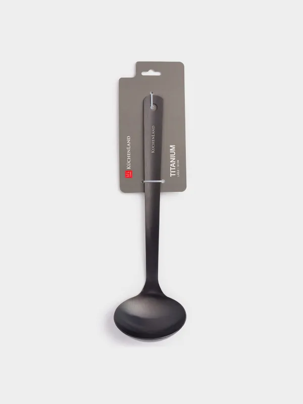 Половник, 32 см, сталь, темно-серая, Titanium, image-4