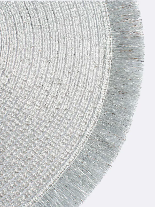 Салфетка под приборы, 30х45 см, с бахромой, Rotary shine, image-1