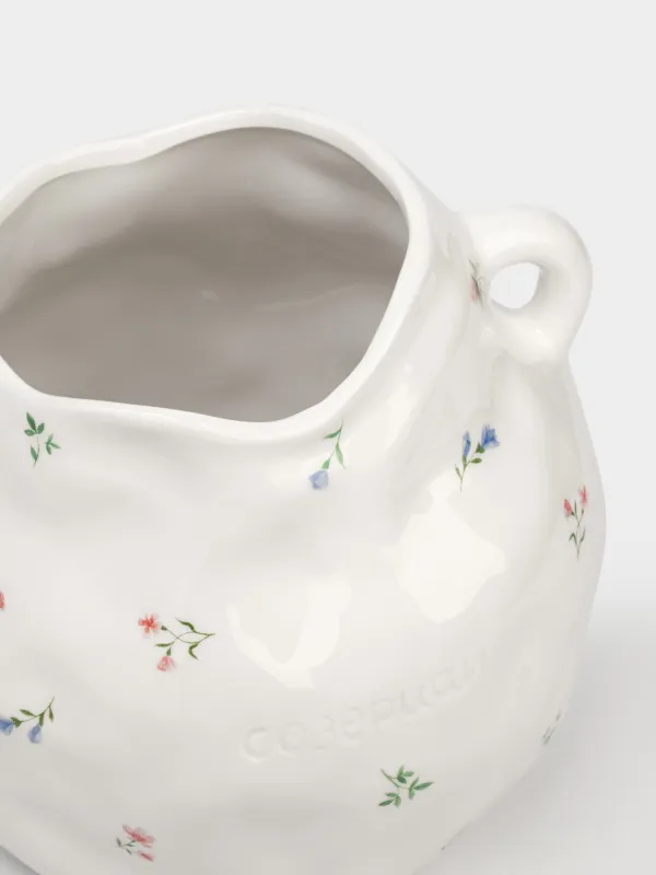 Ваза для цветов, 19 см, с ручками, Нежные цветы, El flora, image-2