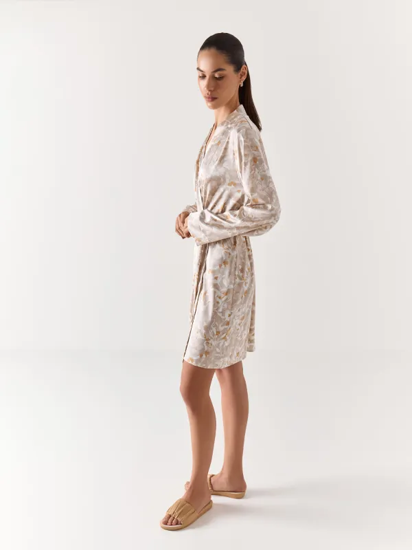 Халат домашний с длинным рукавом, Mary, image-4