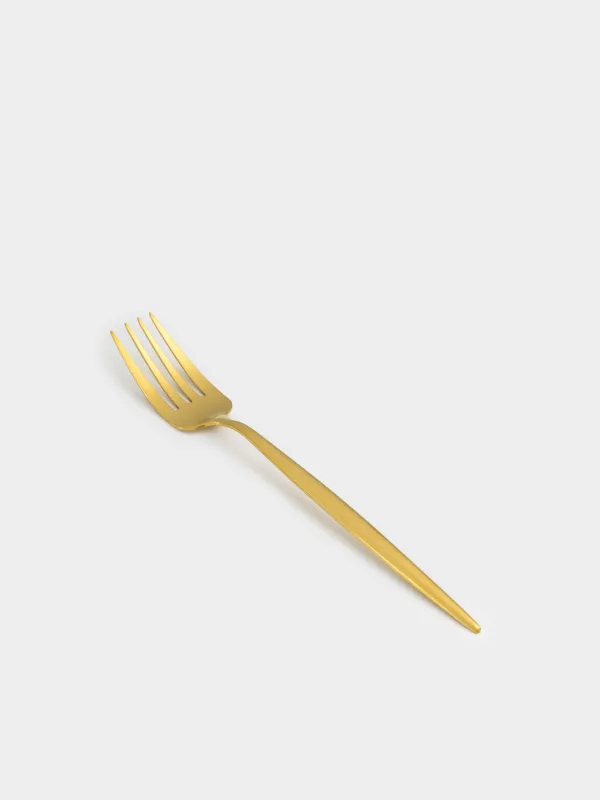 Столовые приборы, 6 перс, 24 пр, сталь, золотистые, Istanbul, image-2