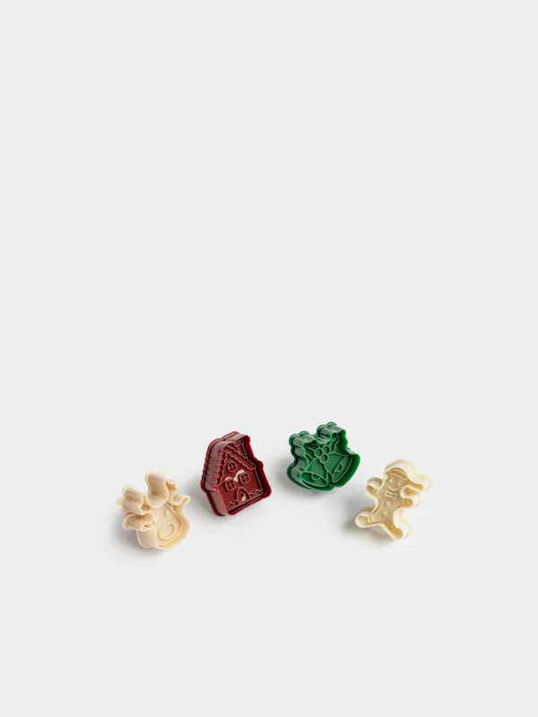 Штамп для выпечки, 4 шт, Атрибуты праздника, Bakery color, image-1