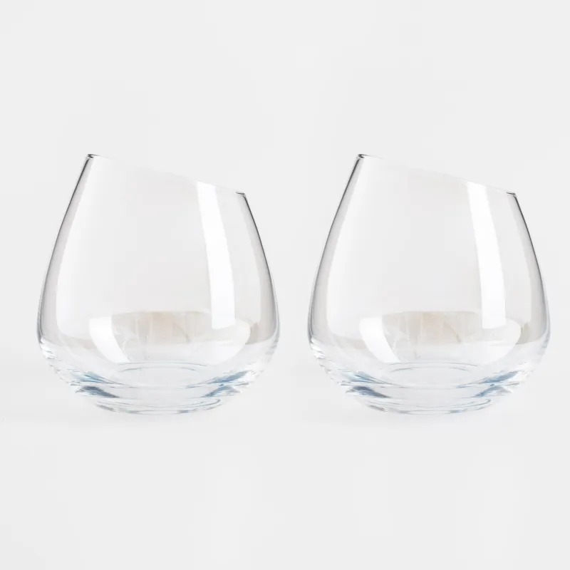 Стакан, 11 см, 400 мл, 2 шт, кристальное стекло, перламутр, Charm L polar, image-2