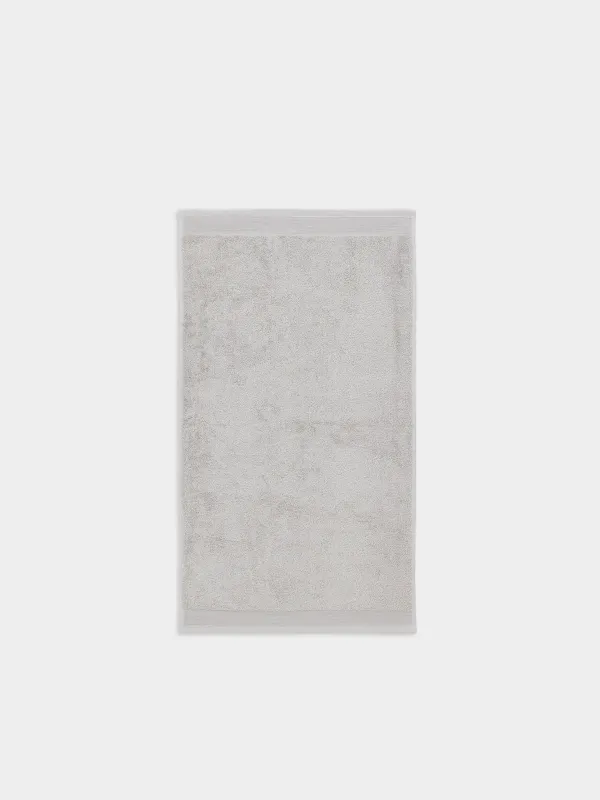 Полотенце, 40х60 см, хлопок, серое, Gentle cotton, image-1
