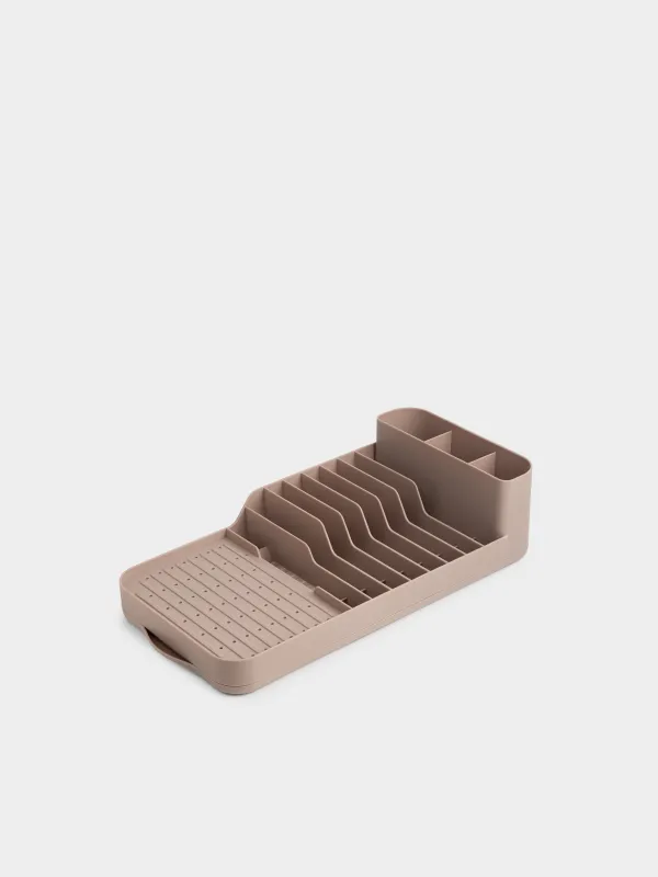 Сушилка для посуды, 44х22 см, пластик, бежевая, Galori, image-0