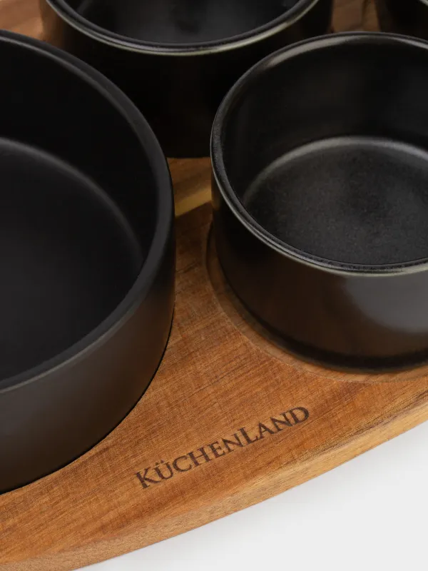 Набор для закусок, на подставке, Loft, image-2