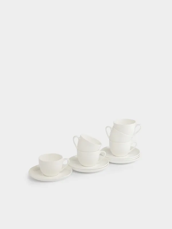 Пара чайная, на 6 персон, 250 мл, Ideal white, image-0
