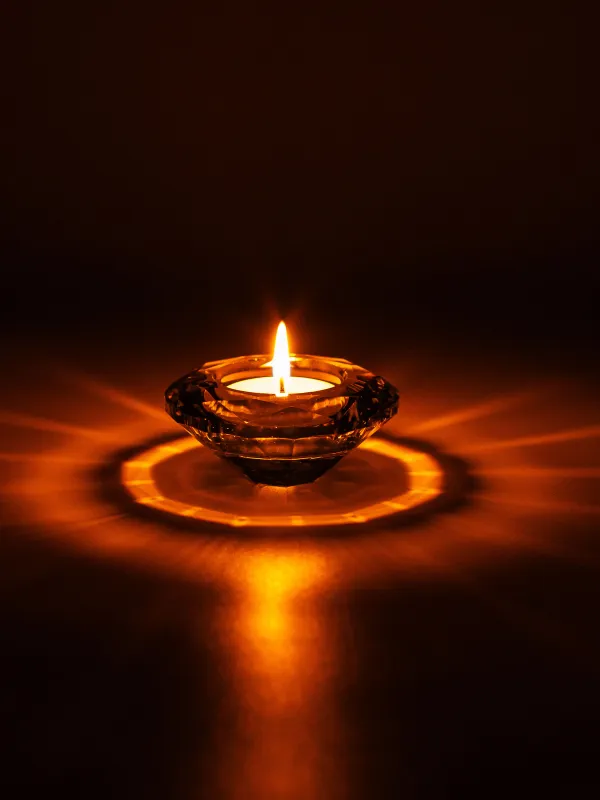 Подсвечник, 7x4 см, для чайной свечи, Бриллиант, Diamond, image-4