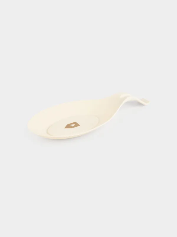 Подставка под ложку, 20 см, с лопаткой, силикон, молочная, Дома, Amour, image-3