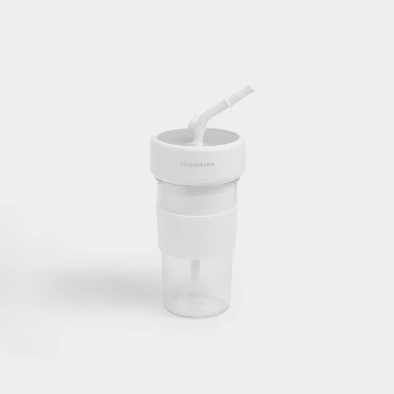 Блендер персональный, 350 мл, 35 Вт, портативный, заряжаемый, пластик, белый, Handy