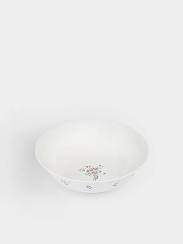 Салатник, 23х7 см, 1,45 л, фарфор N, белый, Нежные цветы, El floria, image-1