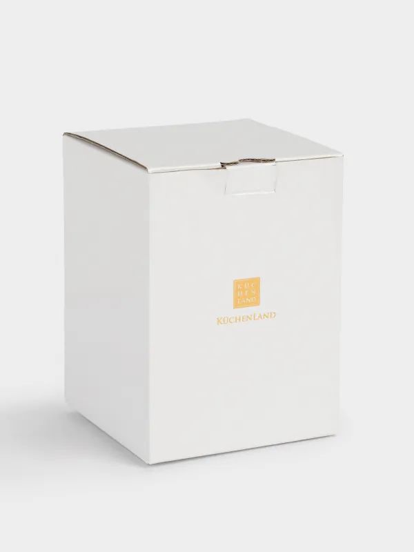 Кружка, 600 мл, фарфор F, белая, с золотистым кантом, Конь, Horse, image-4