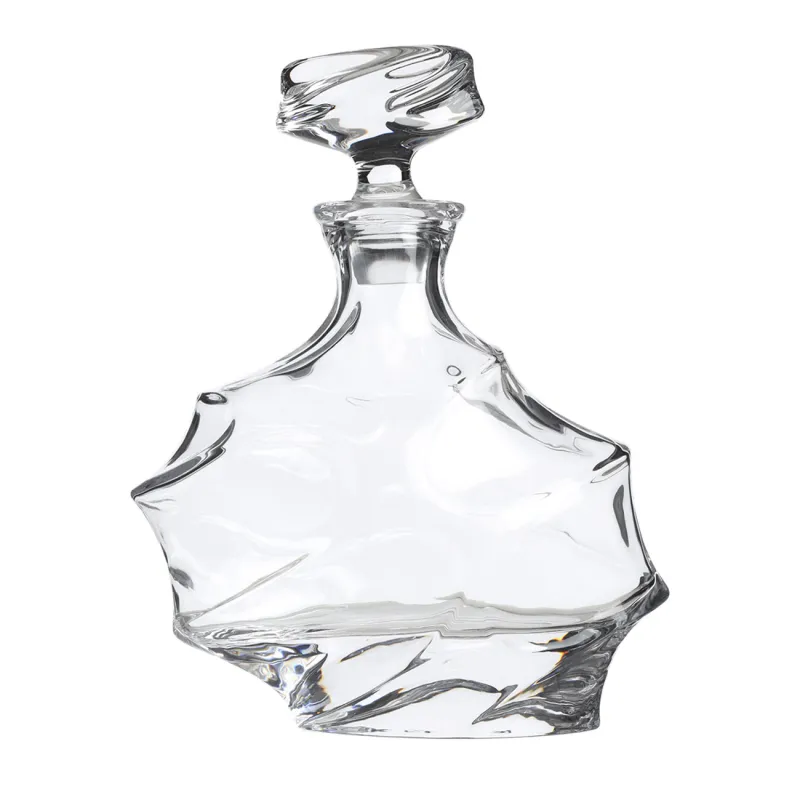 Набор для виски, 4 перс, 5 пр, графин/стаканы, стекло Р, фигурный, Peak, image-1