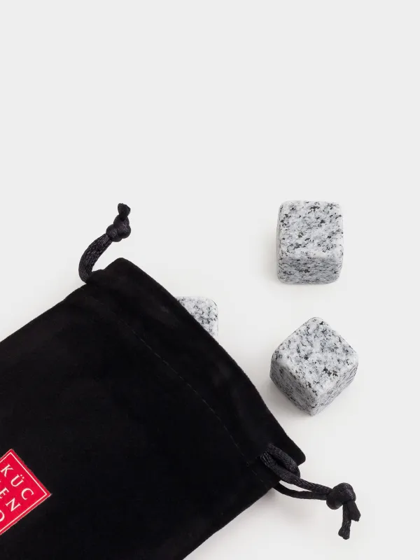 Набор для виски, 6 предметов, стаканы/кубики, Кракелюр, Ice, image-4