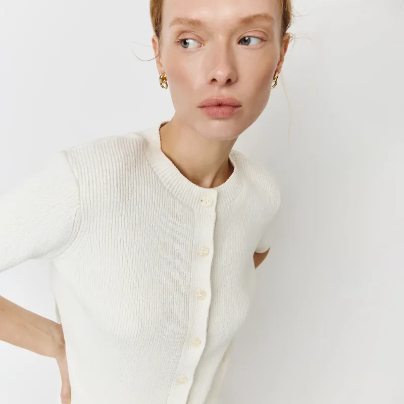 Кардиган женский, молочный, Amapola