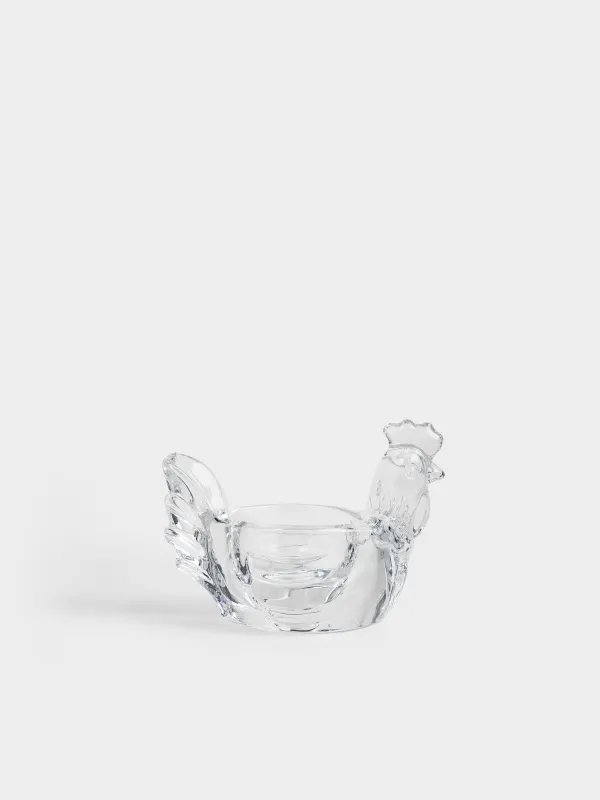 Подставка для яйца, 8 см, стекло Р, Петух, Easter pullet, image-0