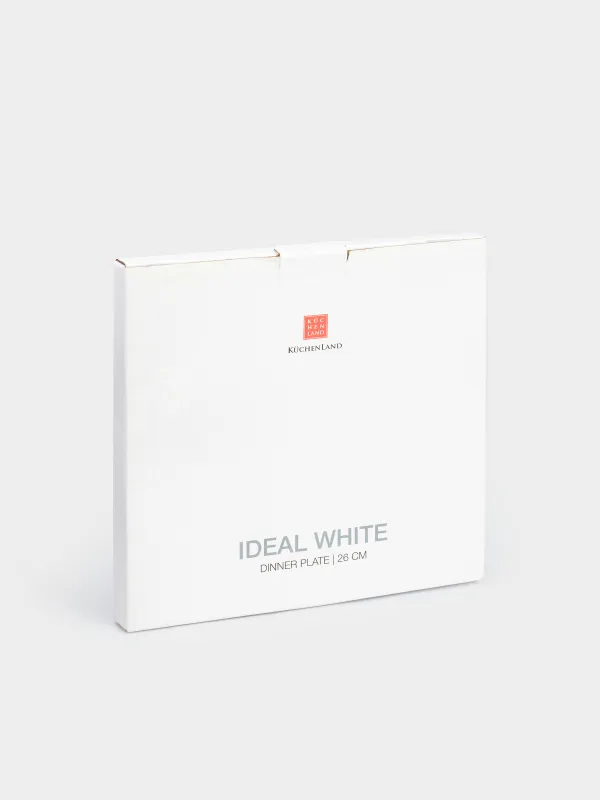 Тарелка обеденная, 26 см, Ideal white, image-8
