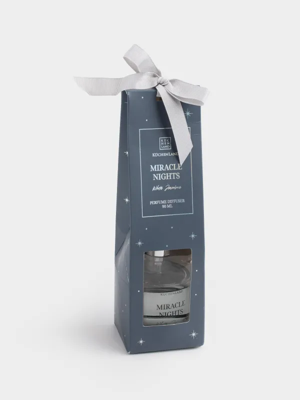 Ароматический диффузор, 90 мл, серый, White Jasmine, Miracle nights, image-3