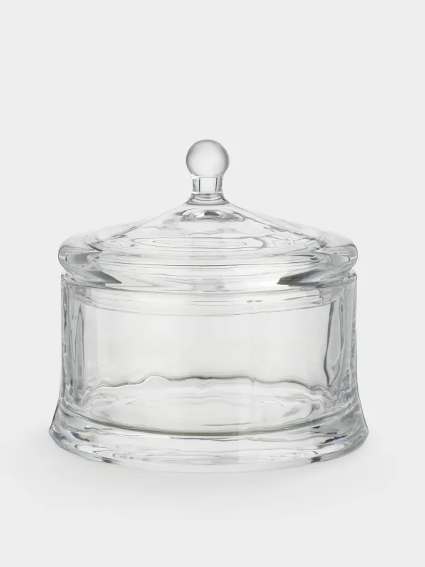 Конфетница, 11x10 см, с крышкой, Clear, image-0