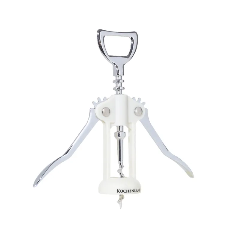 Штопор рычажный, 16 см, металл/пластик, светло-серый, Regular, image-0