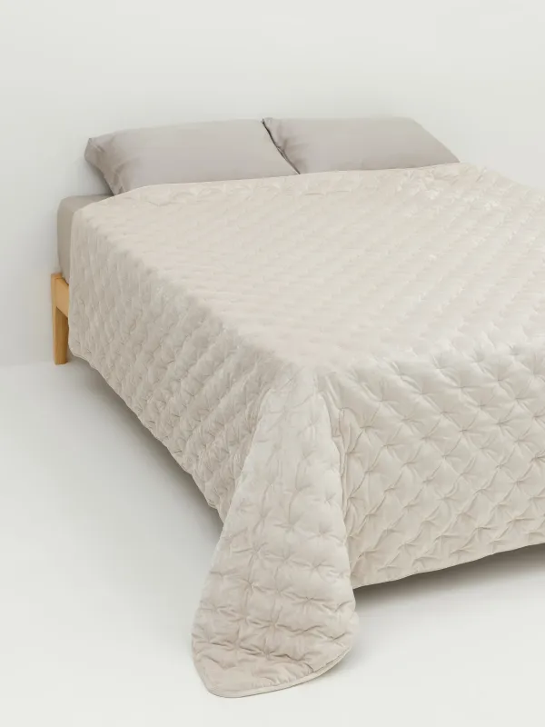 Покрывало, 220х240 см, стеганое, Линии, Stitch velvet, image-0