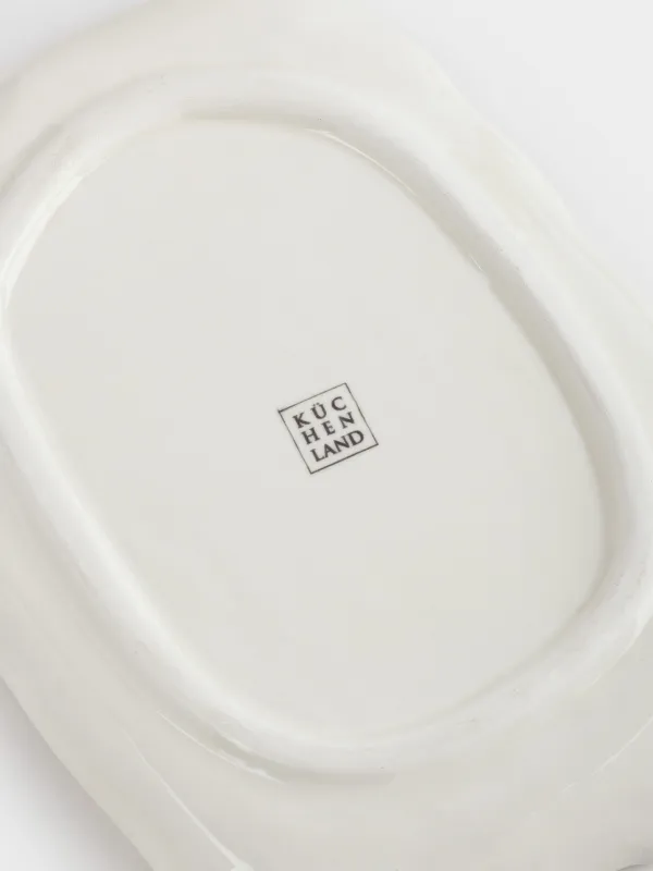 Масленка, 18 см, керамика, прямоугольная, молочно-золотистая, Еж, Golden glow, image-5