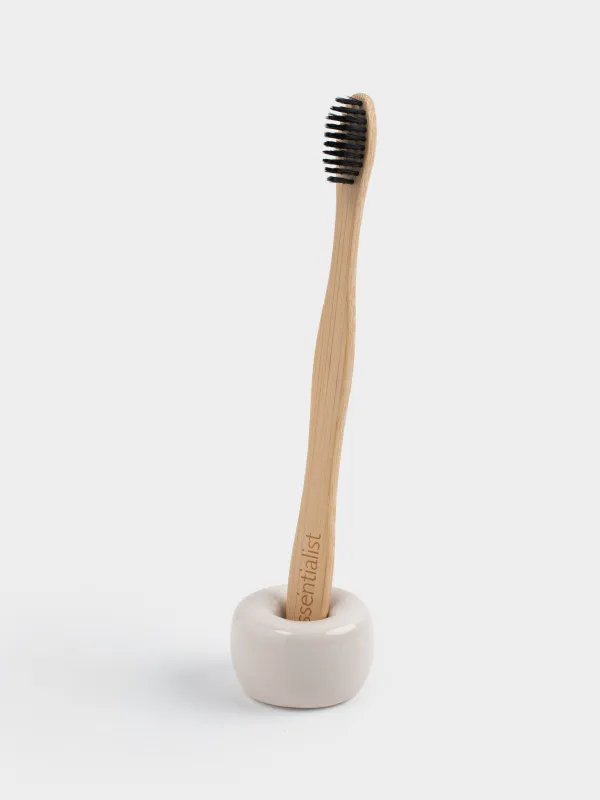 Подставка для зубной щетки, 3 см, фарфор P, молочная, Minito, image-5