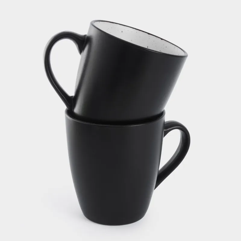 Кружка, 400 мл, 2 шт, в крапинку, Isernia