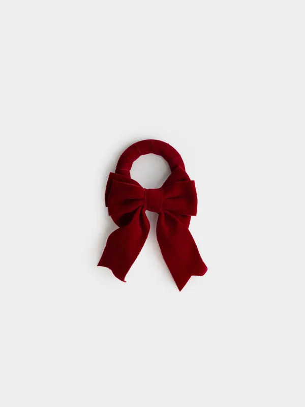 Кольцо для салфеток, 11 см, Бант, Bow velvet, image-0