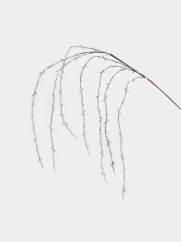 Ветка декоративная, 65 cм, акрил/металл, Ледяная ветка, Crystal decor, image-1