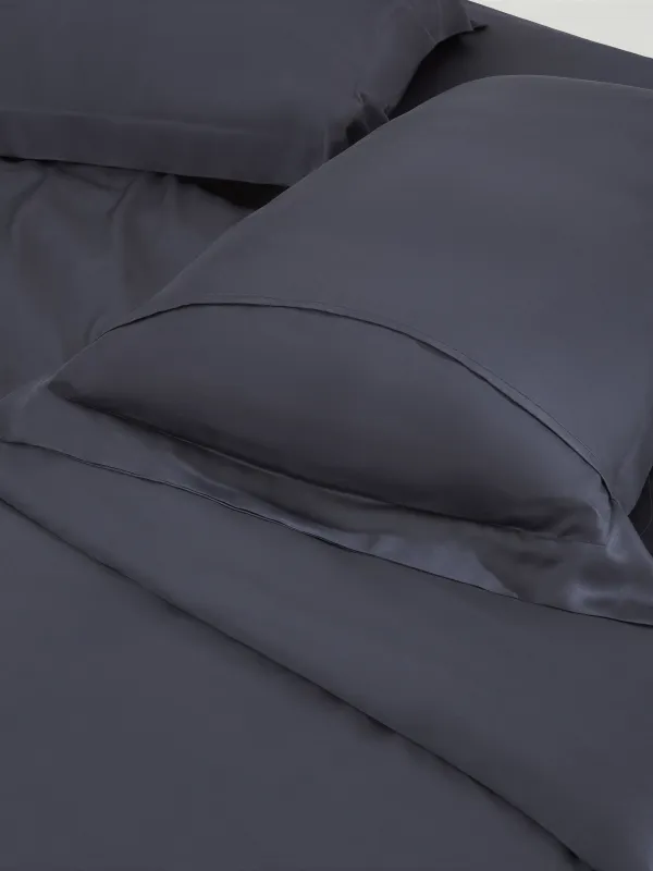 КПБ евро, бамбук, серо-синий, Pure bamboo, image-7