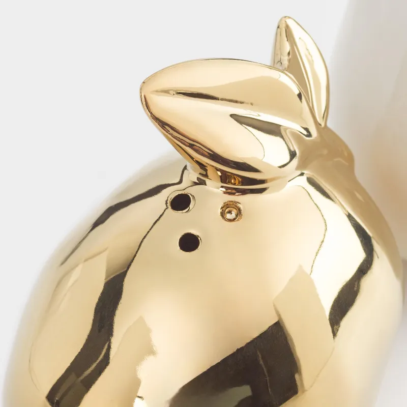 Набор для соли и перца, 8 см, фарфор P, молочно-золотистый, Лимоны, Sicily, image-3