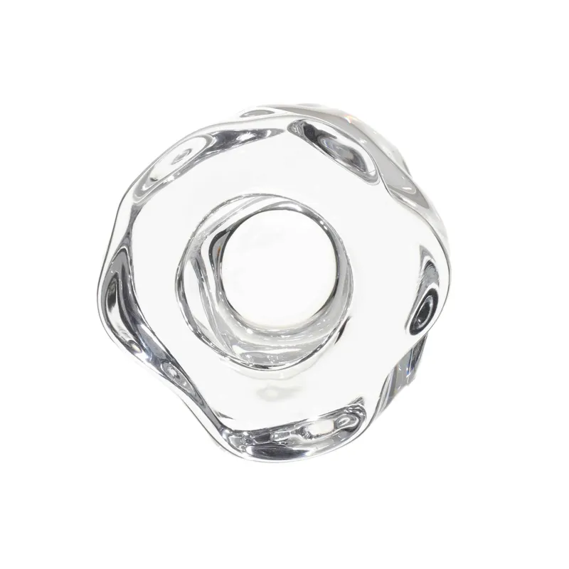 Подсвечник, 4 см, для тонкой свечи, стекло, Concave, image-2