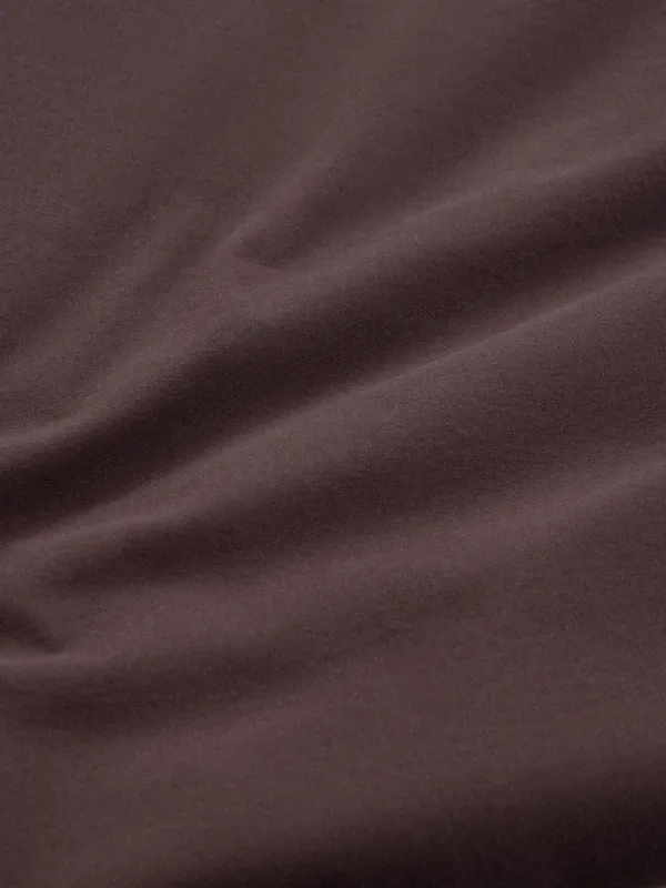 Натяжная простыня, 200х200 см, вареный хлопок, коричневая, Washed cotton, image-3