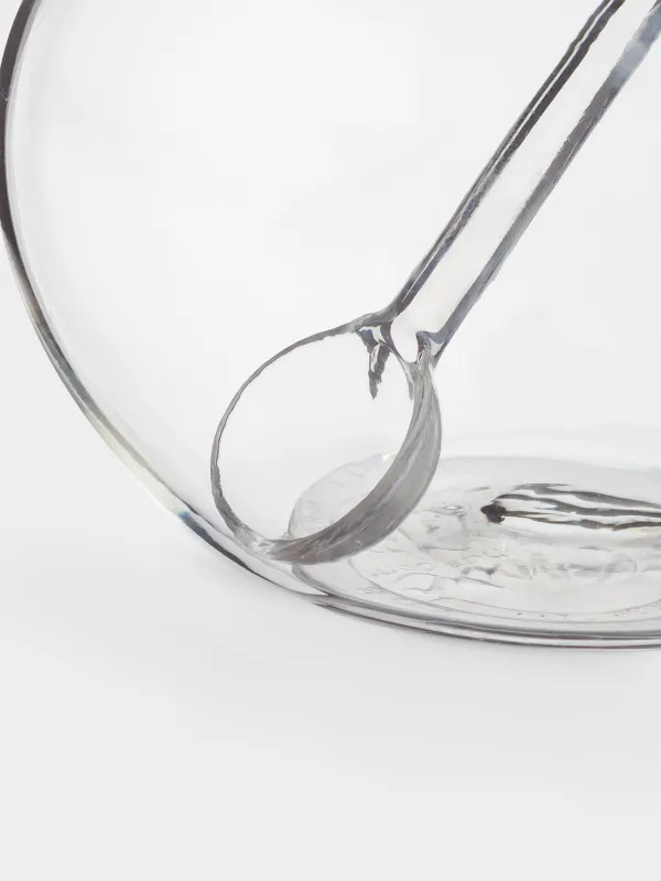 Сахарница, 11 см, 350 мл, с ложкой, стекло, Clear, image-1