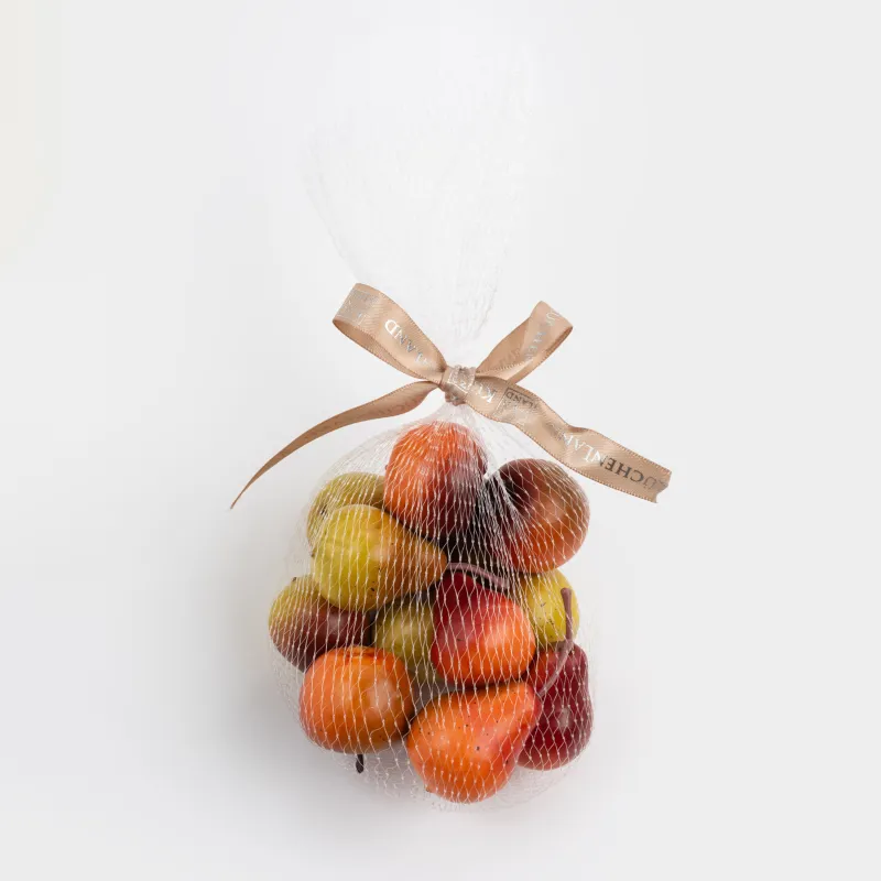 Набор декоративный, 4 см, 12 шт, пенопласт, Яблоко и груша, Fruit decor