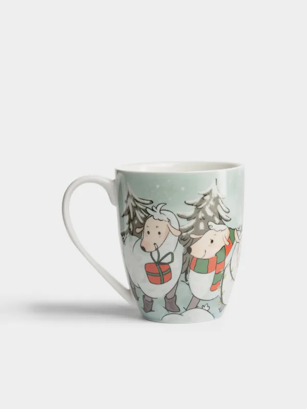 Кружка, 320 мл, Барашки, Christmas lamb, image-1