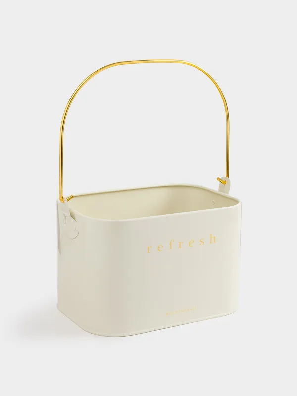 Органайзер для моющих средств, 21х15 см, переносной, металл, белый, Compact gold , image-3