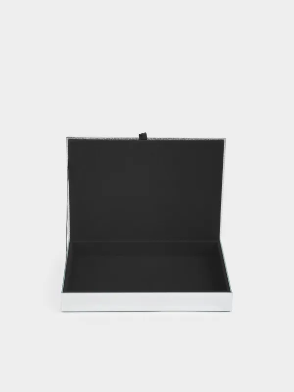 Шкатулка для украшений, 25х18 см, стекло, зеркальная, Actress, image-2