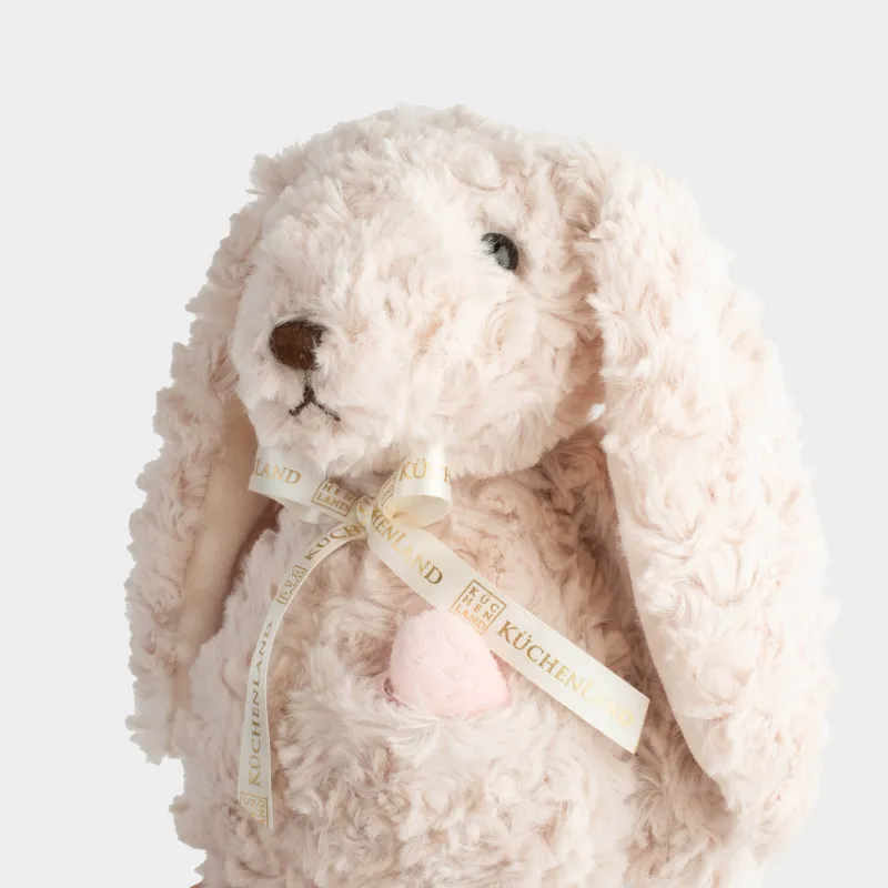 Игрушка, 33 см, мягкая, полиэстер, молочная, Кролик с сердцем, Rabbit, image-6