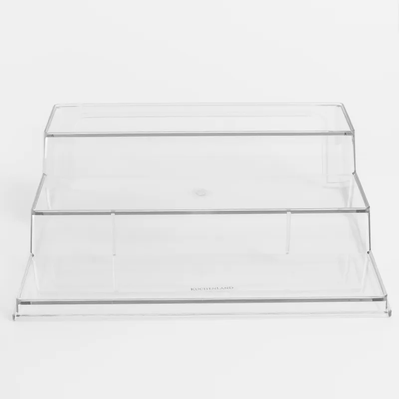 Полка-органайзер для шкафа, 26х24 см, 3 уровня, пластик, Basic