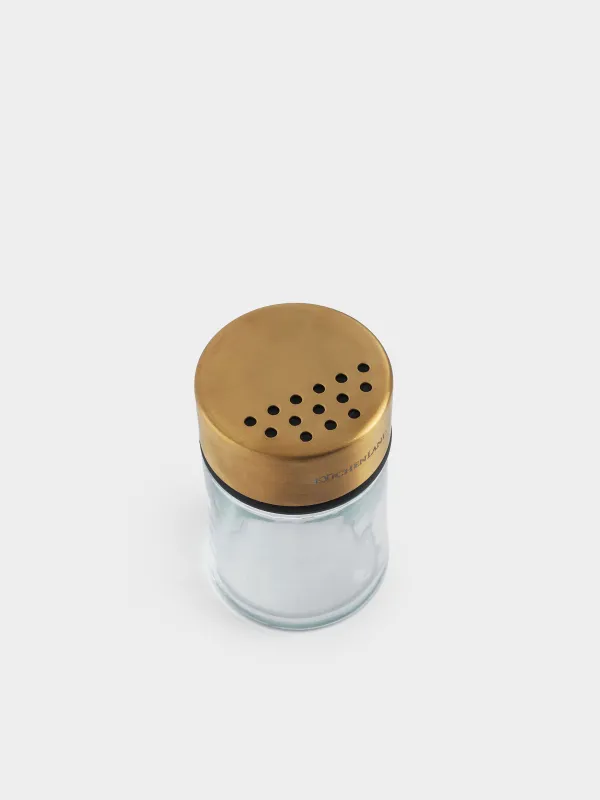 Емкость для специй, 9 см, с крупными отверстиями, Classic gold, image-2