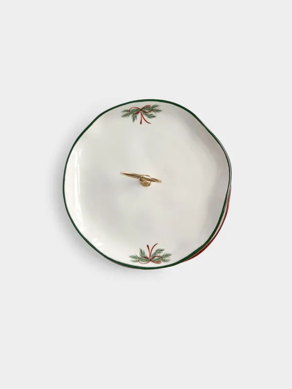 Подставка для пирожных, 24х21/25 см, 2 яруса, Ветки, Christmas tree, image-2