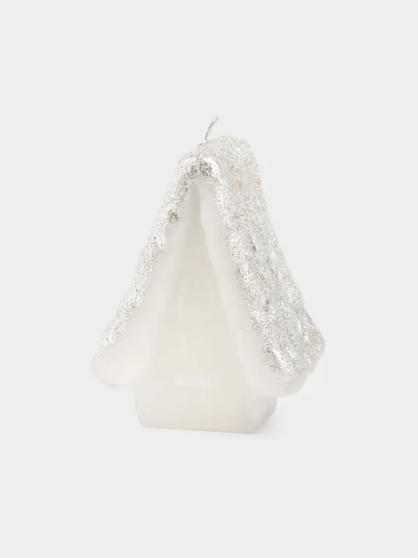 Свеча, 7x10 см, с блестками, Домик, House shape, image-3