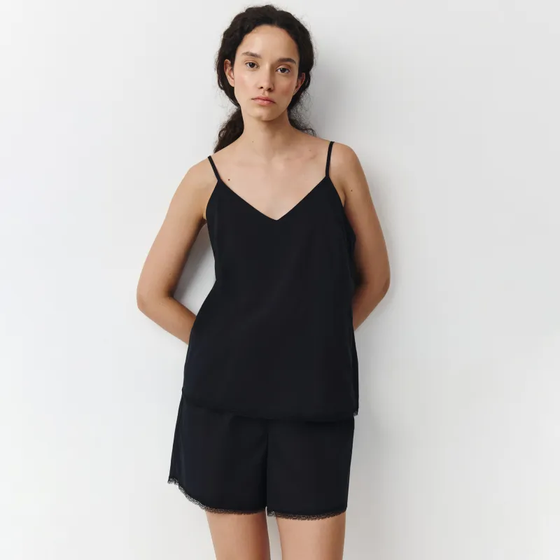 Топ женский, домашний, на бретельках, Delia